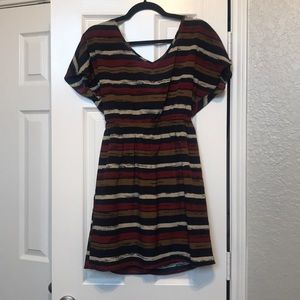 Lush brand dress with subtle open/bow tie back